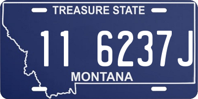 MT license plate 116237J