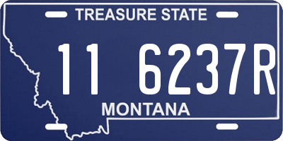 MT license plate 116237R