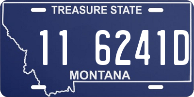 MT license plate 116241D