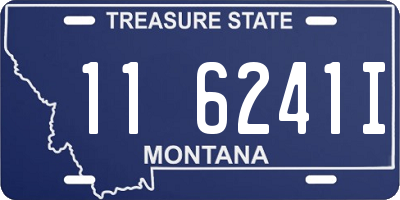 MT license plate 116241I