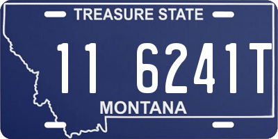 MT license plate 116241T