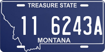 MT license plate 116243A