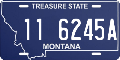 MT license plate 116245A