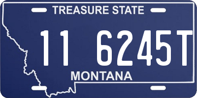MT license plate 116245T