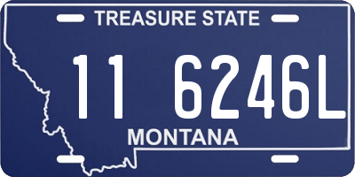 MT license plate 116246L