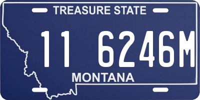 MT license plate 116246M