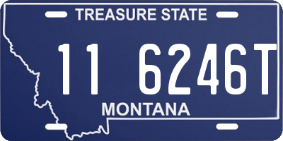 MT license plate 116246T