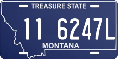 MT license plate 116247L