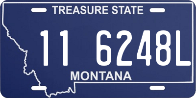 MT license plate 116248L
