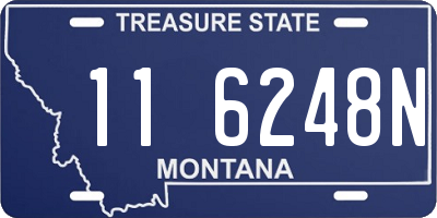 MT license plate 116248N