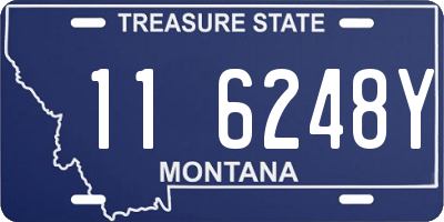 MT license plate 116248Y