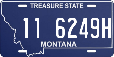 MT license plate 116249H