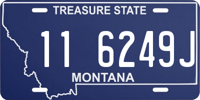 MT license plate 116249J
