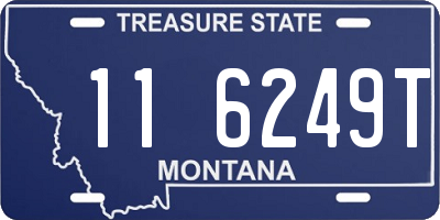 MT license plate 116249T