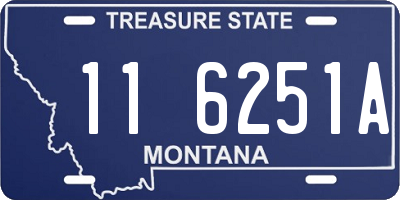 MT license plate 116251A