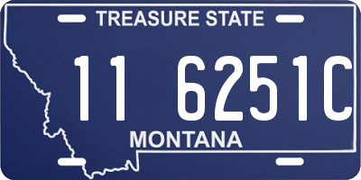 MT license plate 116251C