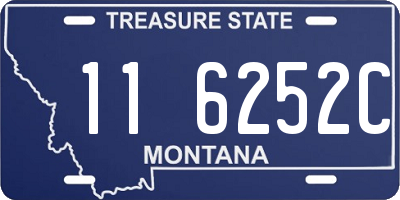 MT license plate 116252C