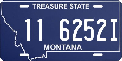 MT license plate 116252I
