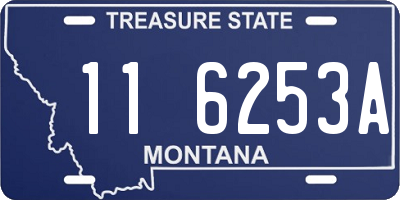 MT license plate 116253A