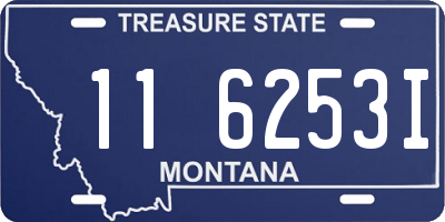 MT license plate 116253I