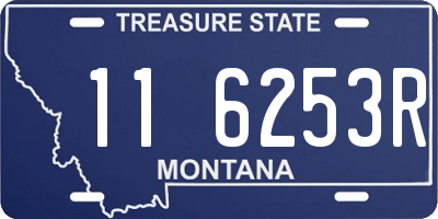 MT license plate 116253R