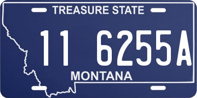 MT license plate 116255A