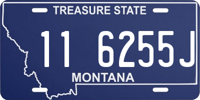MT license plate 116255J