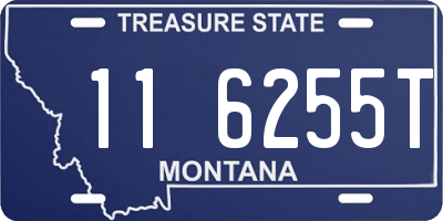 MT license plate 116255T