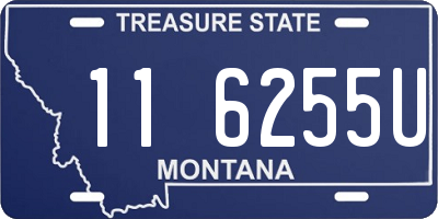 MT license plate 116255U