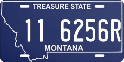 MT license plate 116256R