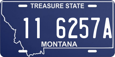 MT license plate 116257A