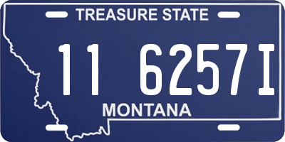 MT license plate 116257I