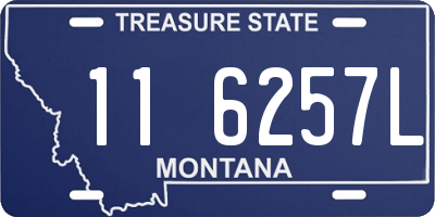 MT license plate 116257L