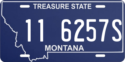 MT license plate 116257S