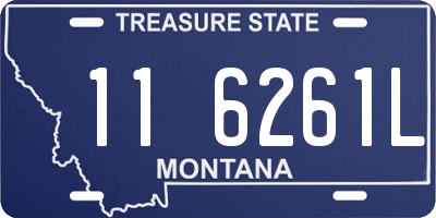 MT license plate 116261L