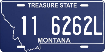 MT license plate 116262L