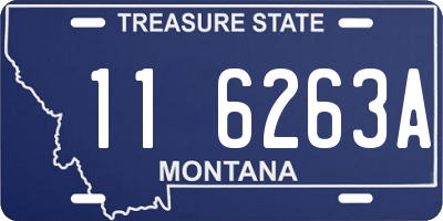 MT license plate 116263A