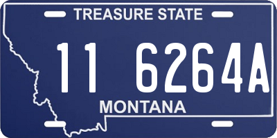 MT license plate 116264A