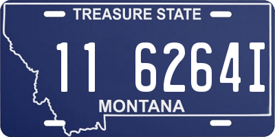 MT license plate 116264I