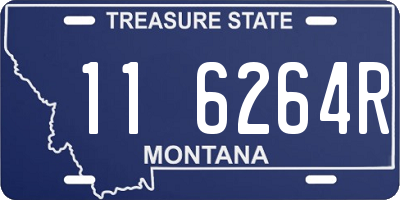MT license plate 116264R
