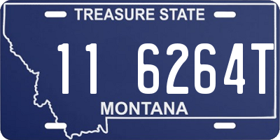 MT license plate 116264T