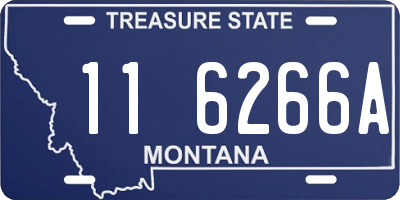 MT license plate 116266A