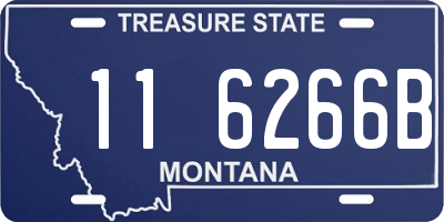 MT license plate 116266B