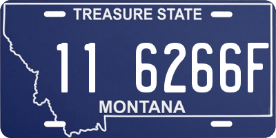 MT license plate 116266F