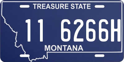 MT license plate 116266H