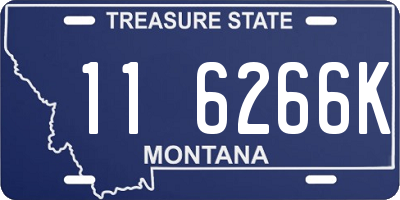 MT license plate 116266K