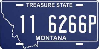 MT license plate 116266P