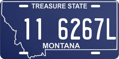 MT license plate 116267L