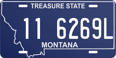 MT license plate 116269L