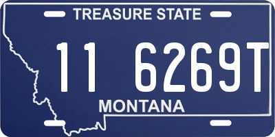 MT license plate 116269T